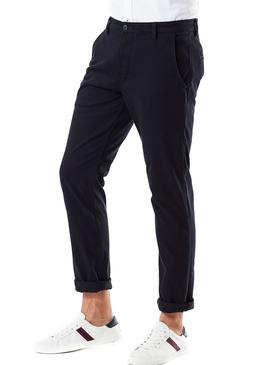 Pantalon Dockers Flex Tapered Marino Hombre