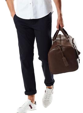 Pantalon Dockers Flex Tapered Marino Hombre