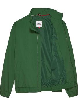 Chaqueta Tommy Jeans Essential Verde para Hombre