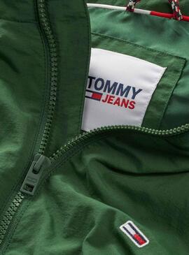Chaqueta Tommy Jeans Essential Verde para Hombre