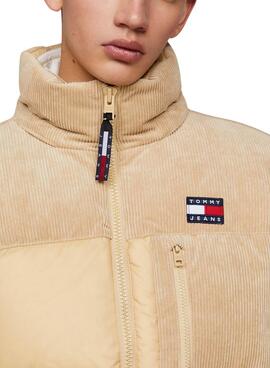 Chaqueta Tommy Jeans Alaska Pana Camel Hombre