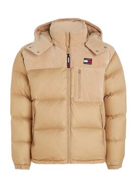 Chaqueta Tommy Jeans Alaska Pana Camel Hombre