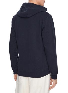 Sudadera Tommy Jeans Signature Zip Marino Hombre