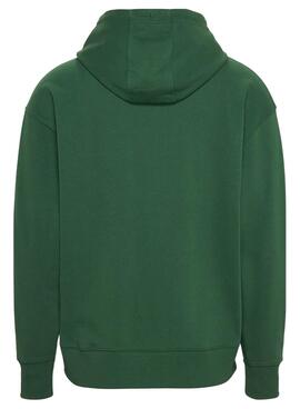 Sudadera Tommy Jeans Signature Verde para Hombre