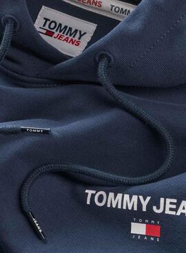 Sudadera Tommy Jeans Entry Graphic Marino Hombre