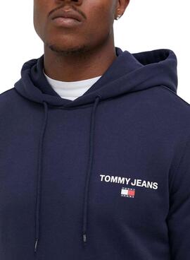 Sudadera Tommy Jeans Entry Graphic Marino Hombre