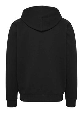 Sudadera Tommy Jeans Reg Entry Zip Negro Hombre