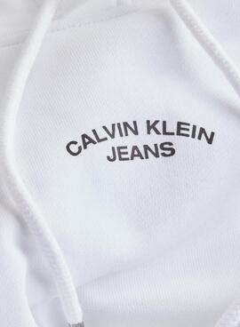 Sudadera Calvin Klein Curve Graphic Blanco Hombre