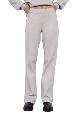 Pantalón Vila Violivinja Beige Para Mujer