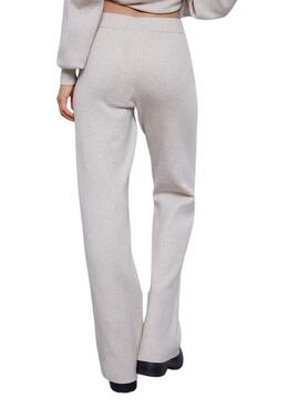 Pantalón Vila Violivinja Beige Para Mujer