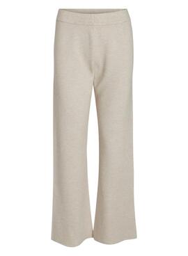 Pantalón Vila Violivinja Beige Para Mujer