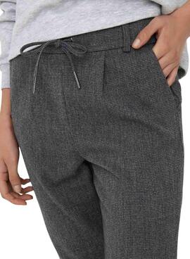 Pantalón Only Poptrash Elise Gris para Mujer