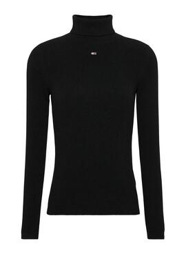 Jersey Tommy Jeans Essential Turtleneck Negro