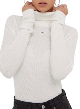 Jersey Tommy Jeans Essential Turtleneck Beige