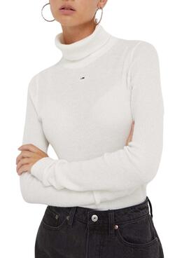 Jersey Tommy Jeans Essential Turtleneck Beige