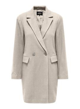 Abrigo Only Laura Beige Para Mujer