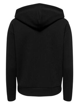 Sudadera Only Fancy Capucha Negro para Mujer