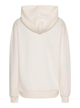 Sudadera  Tommy Jeans  New Varsity blanca  para mujer