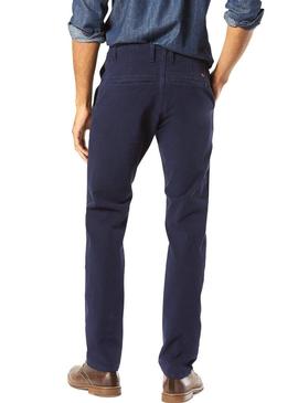 Pantalon Dockers Alpha Khaki 360 Azul Hombre