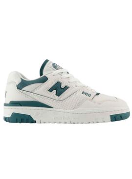 Zapatillas New Balance BBW550 Verde y Blanco