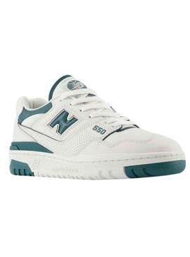 Zapatillas New Balance BBW550 Verde y Blanco