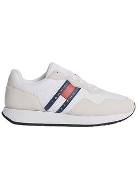 Zapatillas Tommy Jeans Modern Runner Blanco Hombre