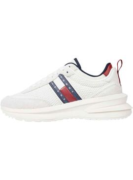 Zapatillas Tommy Jeans Tech Runner Blanco Mujer