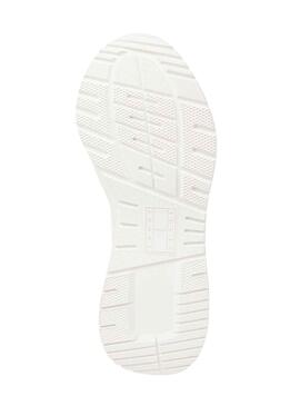 Zapatillas Tommy Jeans Tech Runner Blanco Mujer