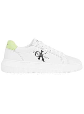 Zapatillas Calvin Klein Chunky Cupsol Blanco Mujer