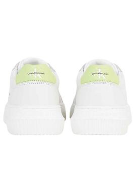 Zapatillas Calvin Klein Chunky Cupsol Blanco Mujer