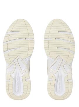 Zapatillas Calvin Klein Retro Tennis Blanco Mujer