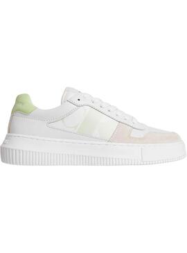 Zapatillas Calvin Klein Cunky Cupsole Blanco Mujer