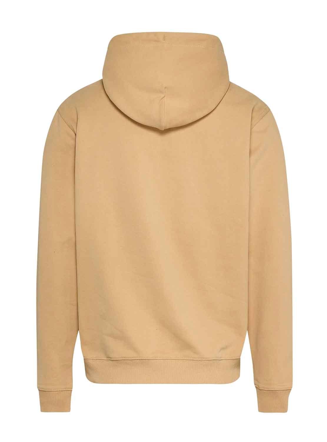 Sudadera Tommy Jeans Graphic Beige Hombre
