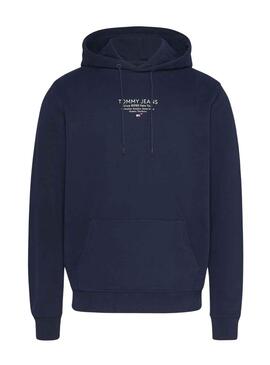 Sudadera Tommy Jeans Graphic Marino Para Hombre