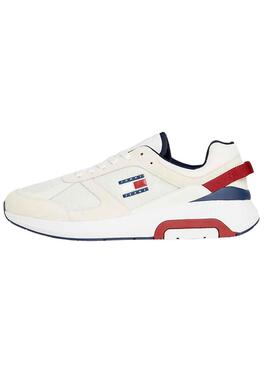 Zapatillas Tommy Jeans Runner Beige Hombre