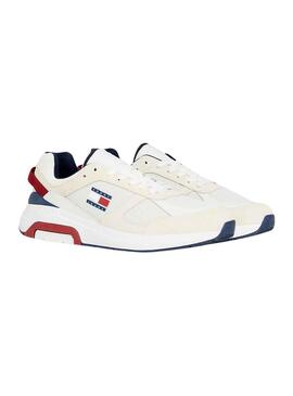 Zapatillas Tommy Jeans Runner Beige Hombre