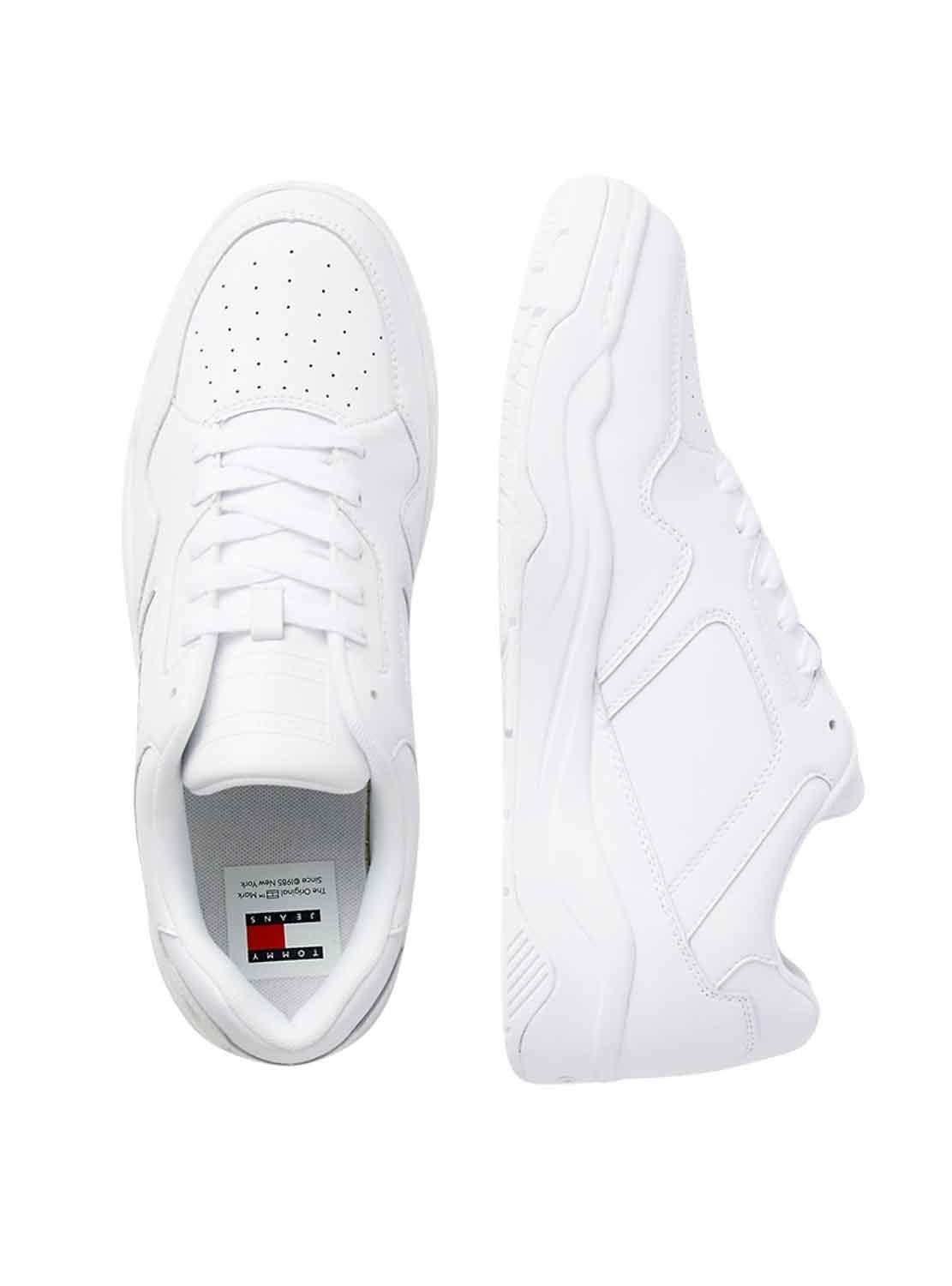 Zapatillas Tommy Jeans Leather Blanco Hombre