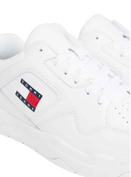 Zapatillas Tommy Jeans Leather Blanco Hombre