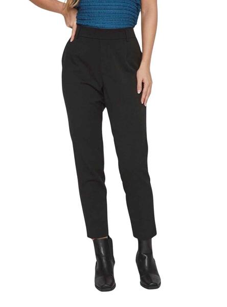 Pantalon Vila Vivarone Negro para Mujer