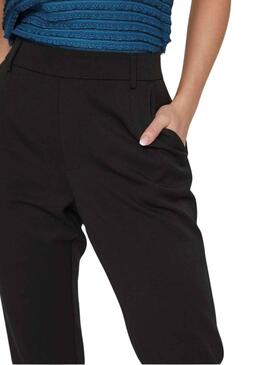 Pantalon Vila Vivarone Negro para Mujer