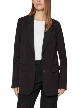 Blazer Vila Vivarone Negro para Mujer