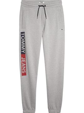 Joggers Tommy Jeans Essential Sweat Gris Hombre