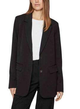 Blazer Vila Vivarone Negro para Mujer