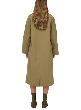 Trench Only Orchid Verde para Mujer