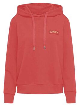 Sudadera Only Nora Coral para Mujer