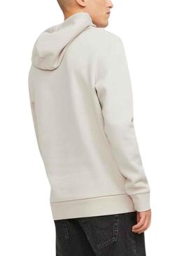 Sudadera Jack and Jones Jeff Beige Para Hombre