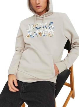 Sudadera Jack and Jones Jeff Beige Para Hombre