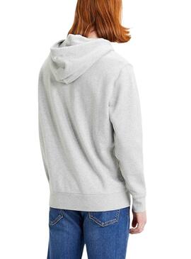 Sudadera Levis New Original Hoodie Gris Hombre