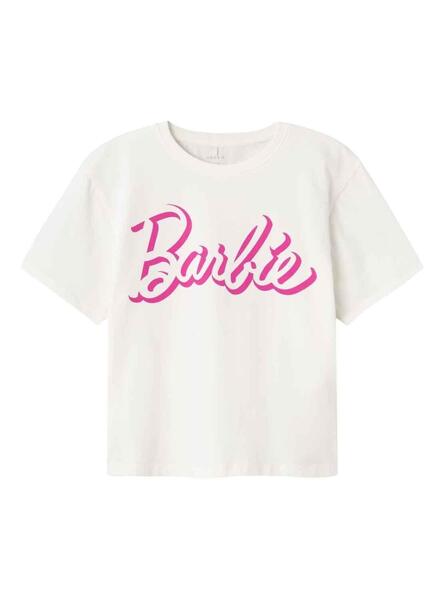 Camiseta Name It Dalina Barbie Blanco Para Niña