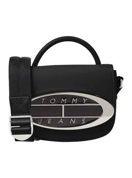 Bolso Tommy Jeans Origin Crossover Negro Mujer